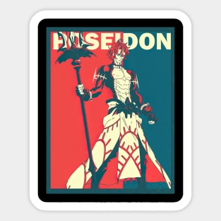 Record Of Ragnarok Poseidon Sticker